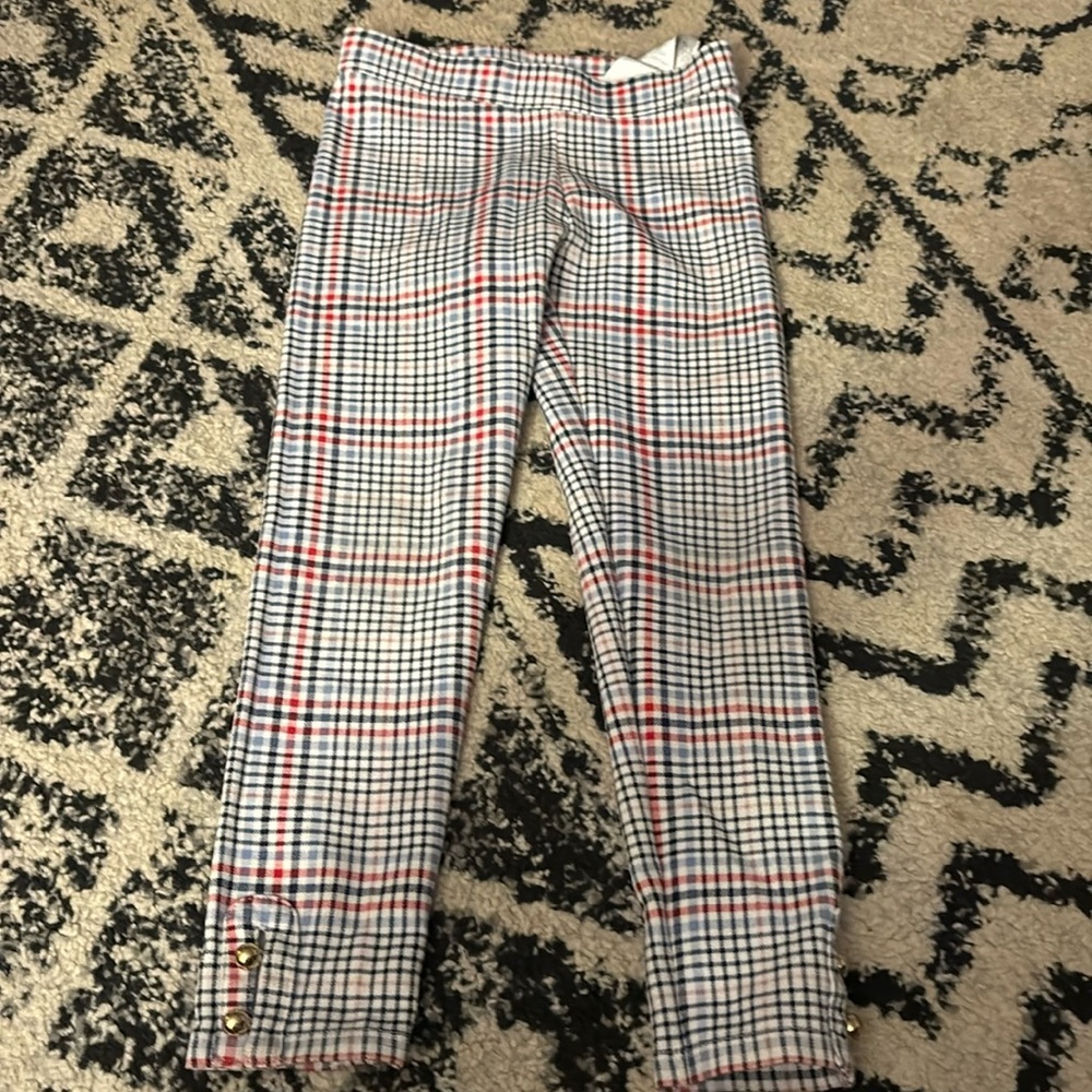 Janie and Jack button cuff ponte pant